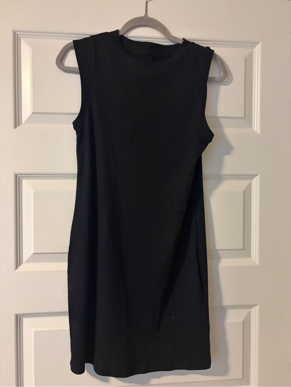 a new day Black Sleeveless Shift Dress